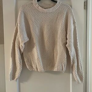 Universal Thread cream knit pullover sweater